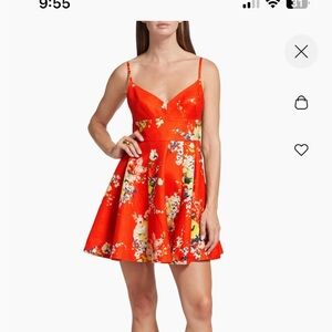Zimmerman Alight floral linen minidress.